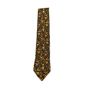 Vintage Disney Store Winnie The Pooh Acorn Tree Tie